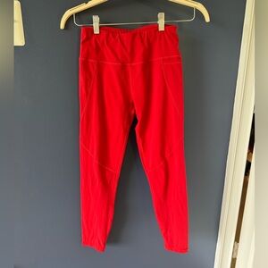 Sweaty Betty Power 7/8 Workout Leggings - Cardinal Red